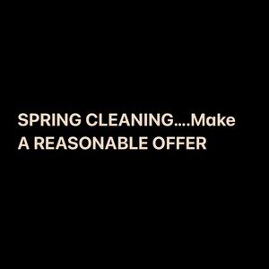 Spring cleaning make a reasonable offer…